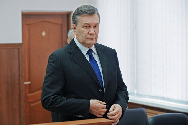 Viktor Yanukovych testifies via video link during trial into February 2014 unrest in Kiev - Sputnik International