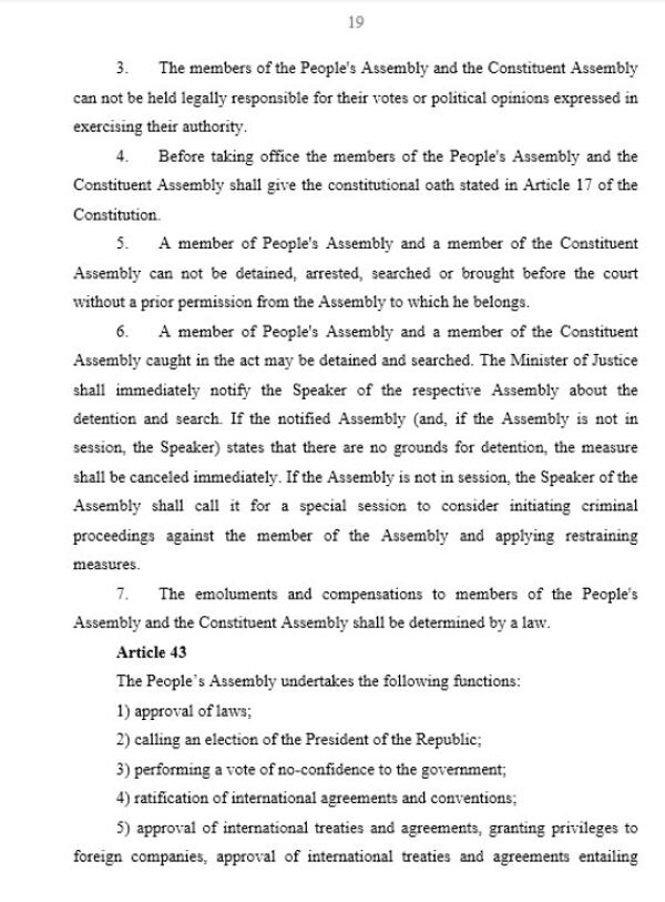 Syrian Constitution, Page 19 Syrian Constitution, Page 19 - Sputnik International