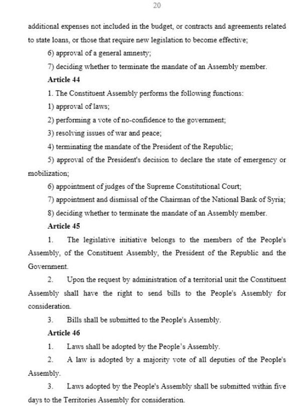 Syrian Constitution, Page 20 Syrian Constitution, Page 20 - Sputnik International