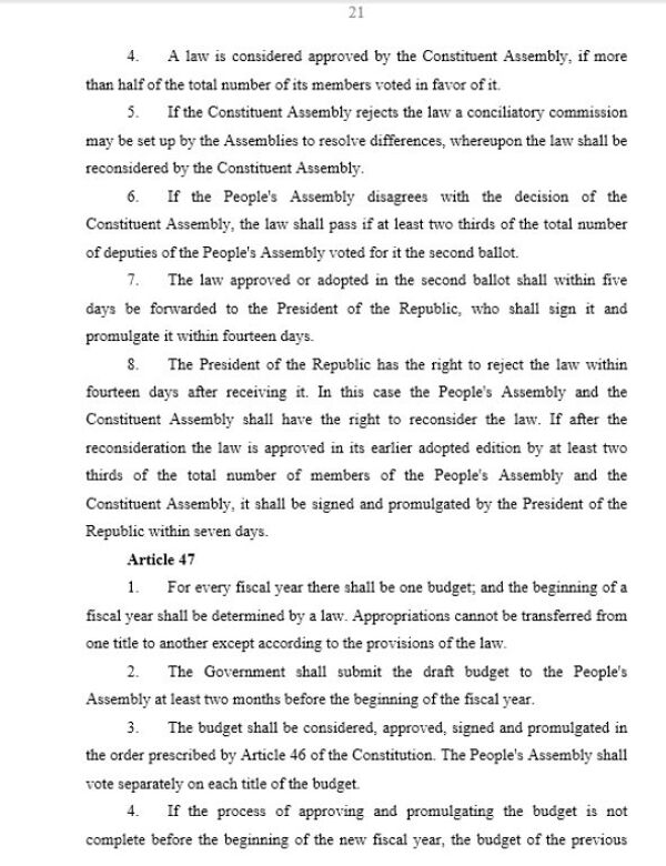 Syrian Constitution, Page 21 Syrian Constitution, Page 21 - Sputnik International
