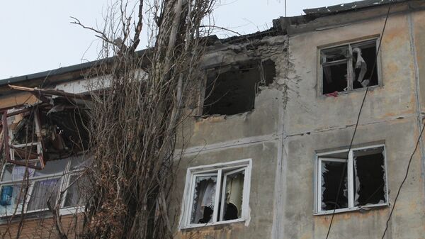 Donetsk after shelling - Sputnik International