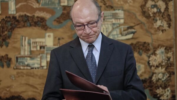 Former Romanian President Traian Basescu. (File) - Sputnik International