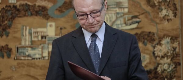 Former Romanian President Traian Basescu. (File) Former Romanian President Traian Basescu. (File) - Sputnik International
