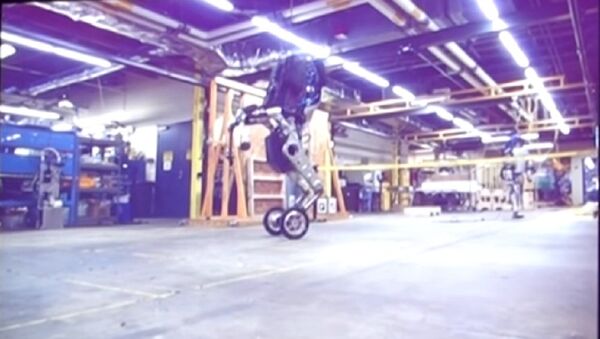 Handle, the new robot from Boston Dynamics. - Sputnik International