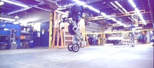 Handle, the new robot from Boston Dynamics. - Sputnik International