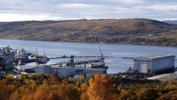 A picture shows a general view of HM Naval Base Clyde in Scotland - Sputnik International