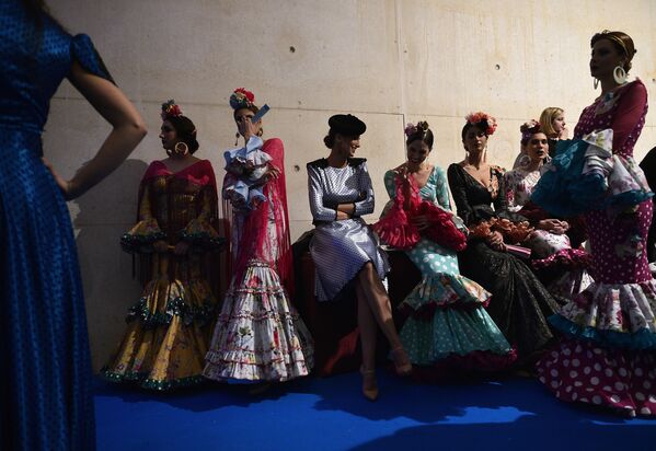 The Flamenco Flames of the International Fashion Show in Spain - Sputnik International