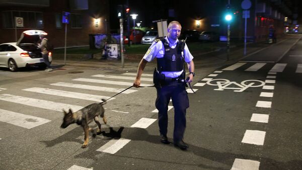 Danish police officer and a police dog (File) - Sputnik International