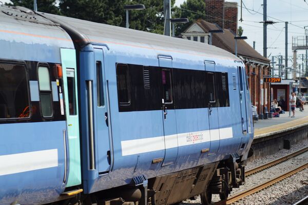 Abellio Great Anglia train pulling into Manningtree, Esssex Abellio Great Anglia train pulling into Manningtree, Esssex - Sputnik International