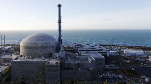 General view of the construction site of the third-generation European Pressurised Water nuclear reactor (EPR) in Flamanville, France. (File) - Sputnik International