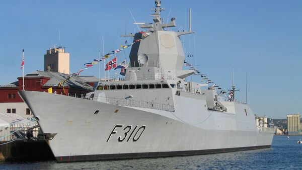 The frigate KNM Fridtjof Nansen at port in Oslo - Sputnik International