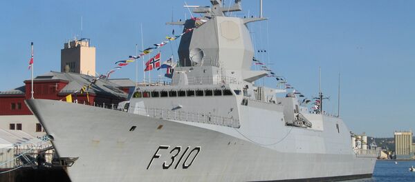 The frigate KNM Fridtjof Nansen at port in Oslo - Sputnik International