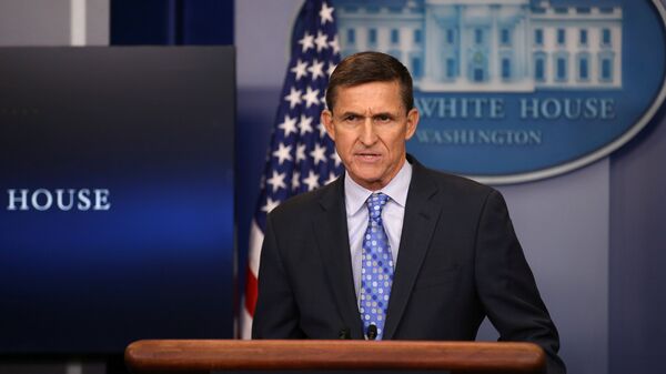 National security adviser General Michael Flynn delivers a statement daily briefing at the White House in Washington U.S., February 1, 2017 - Sputnik International