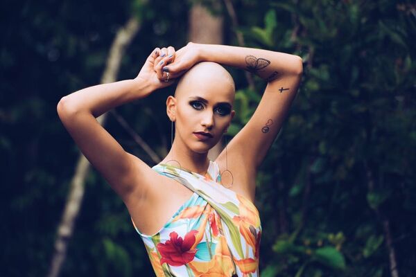 Gabrielly de Oliveira in her first fashion editorial - Sputnik International