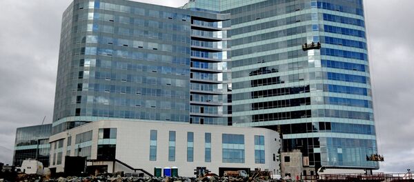 The Hyatt Regency Vladivostok five-star hotel under construction on the Burny cape in Vladivostok. (File) - Sputnik International
