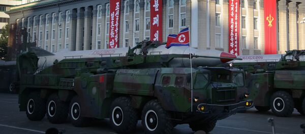 Medium range Nodong ballistic missiles are paraded in Pyongyang, North Korea (File) Medium range Nodong ballistic missiles are paraded in Pyongyang, North Korea (File) - Sputnik International