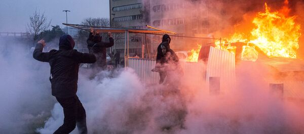 Protest against police brutality in France - Sputnik International