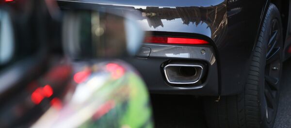 A car sits in traffic in central London on November 2, 2016 A car sits in traffic in central London on November 2, 2016 - Sputnik International
