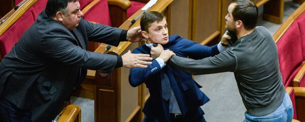 MPs at a meeting of Ukraine's Verkhovna Rada, Kiev - Sputnik International