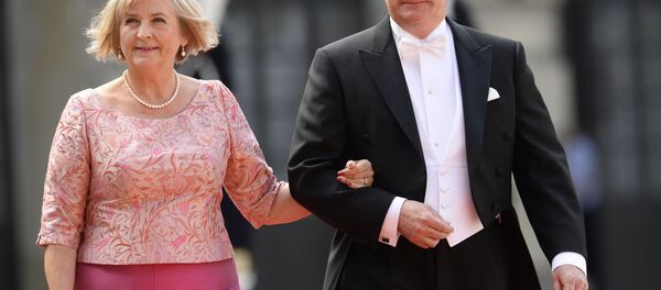 Swedish Prime Minister Stefan Loefven and his wife Ulla - Sputnik International