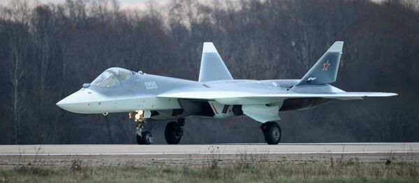 The T-50 fighter jet The T-50 fighter jet - Sputnik International