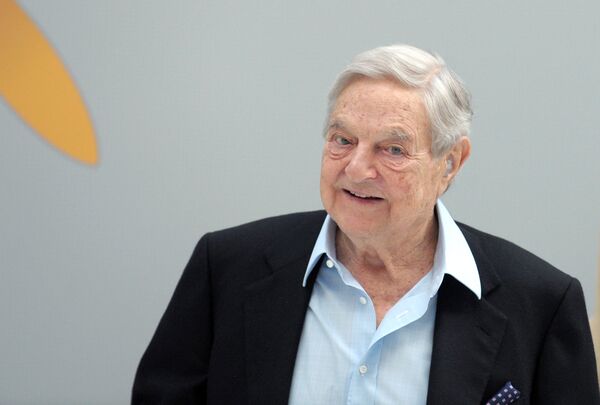 Hungarian-born US chairman of the Soros Fund Management, George Soros Hungarian-born US chairman of the Soros Fund Management, George Soros - Sputnik International