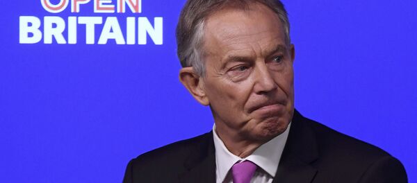 Former British Prime Minister Tony Blair delivers a keynote speech at a pro-Europe event in London, Britain, February 17, 2017. Former British Prime Minister Tony Blair delivers a keynote speech at a pro-Europe event in London, Britain, February 17, 2017. - Sputnik International