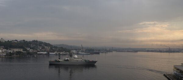 Russian warship Viktor Leonov. (File) Russian warship Viktor Leonov. (File) - Sputnik International