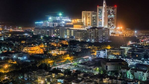 Night view of Clifton, an area of Pakistani city of Karachi. - Sputnik International
