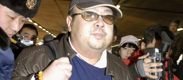 Kim Jong Nam arrives at Beijing airport in Beijing, China, in this photo taken by Kyodo February 11, 2007. Picture taken February 11, 2007 Kim Jong Nam arrives at Beijing airport in Beijing, China, in this photo taken by Kyodo February 11, 2007. Picture taken February 11, 2007 - Sputnik International