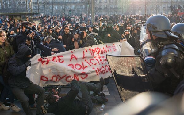 Protests in Paris - Sputnik International