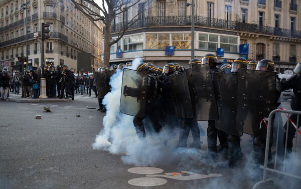 Protests in Paris - Sputnik International
