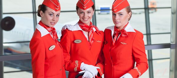 The Gorgeous Stewardesses of Russia's Aeroflot The Gorgeous Stewardesses of Russia's Aeroflot - Sputnik International