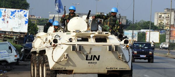 Bangladeshi UN peacekeepers patrol the Abobo neighbourhood in Abidjan on December 27, 2010 Bangladeshi UN peacekeepers patrol the Abobo neighbourhood in Abidjan on December 27, 2010 - Sputnik International