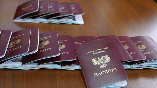 Passports of the Donetsk People's Republic - Sputnik International