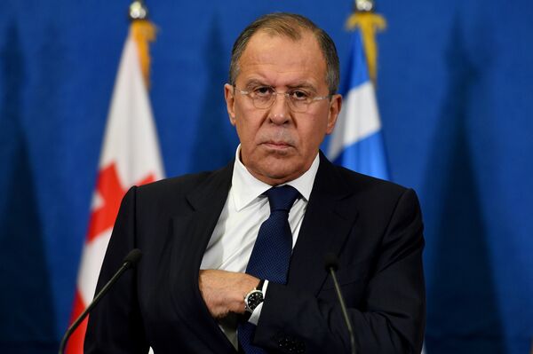Russian Foreign Minister Sergey Lavrov during press conference on December 13, 2016 - Sputnik International
