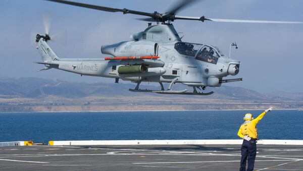 Marine Corps AH-1Z Viper attack helicopter - Sputnik International