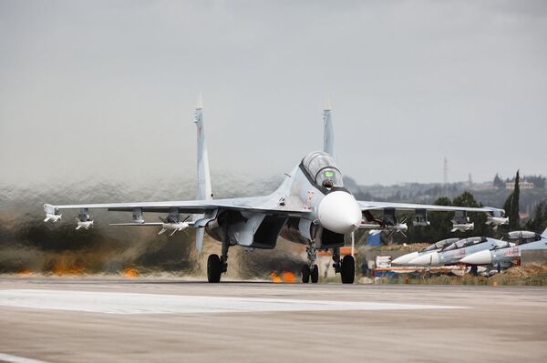 Russian Military Destroys Drone That Approached Hmeymim Airbase in Syria From Mediterranean Russian Military Destroys Drone That Approached Hmeymim Airbase in Syria From Mediterranean - Sputnik International