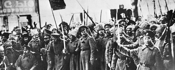 Soldiers of 1917 February Revolution. - Sputnik International