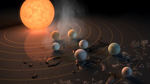 Abstract Concept of TRAPPIST-1 System - Sputnik International