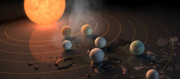 Abstract Concept of TRAPPIST-1 System Abstract Concept of TRAPPIST-1 System - Sputnik International