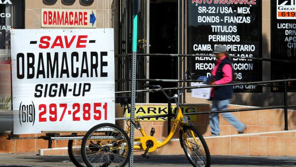 An insurance store advertises Obamacare in San Ysidro, California, U.S., January 25, 2017 - Sputnik International