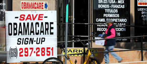 An insurance store advertises Obamacare in San Ysidro, California, U.S., January 25, 2017 - Sputnik International
