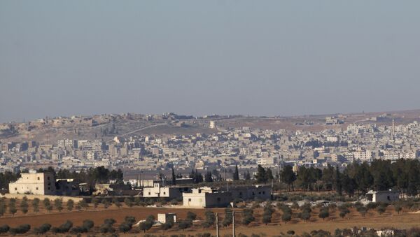 A general view shows the northern Syrian town of al-Bab, Syria February 2, 2017 - Sputnik International
