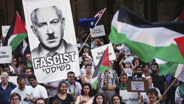 Sydney protests against Israeli Prime Minister Benjamin Netanyahu - Sputnik International