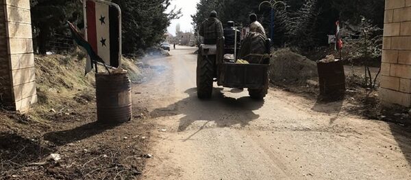 The Syrian army regained control of the city Sergey near Damascus - Sputnik International