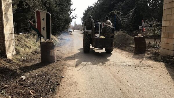 The Syrian army regained control of the city Sergey near Damascus - Sputnik International
