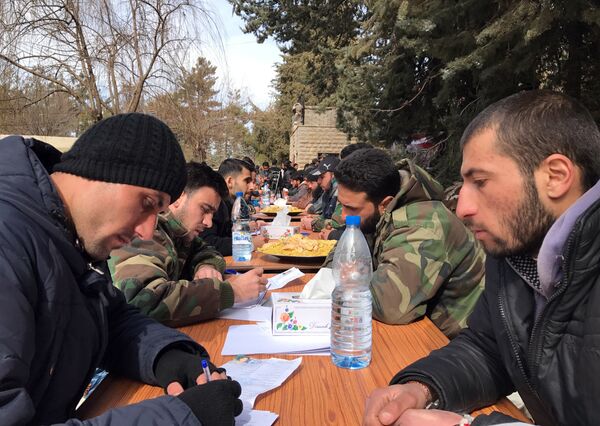 The Syrian army regained control of the city Sergey near Damascus - Sputnik International