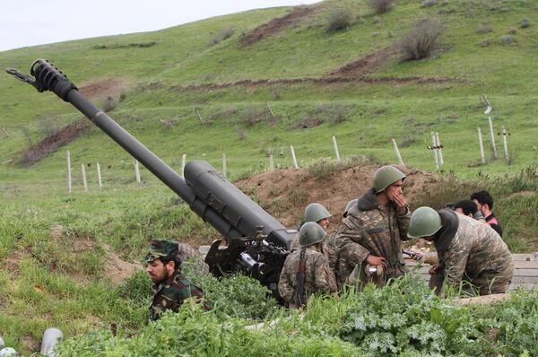 Russian Foreign Ministry Concerned Over Escalation at Armenian-Azerbaijani Border Russian Foreign Ministry Concerned Over Escalation at Armenian-Azerbaijani Border - Sputnik International