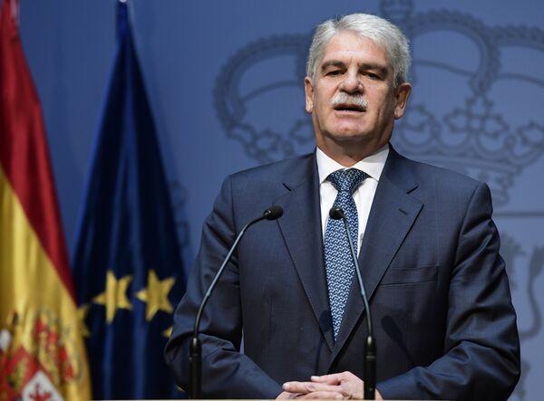 Spanish Minister of Foreign Affairs and Cooperation Alfonso Dastis Quecedo - Sputnik International